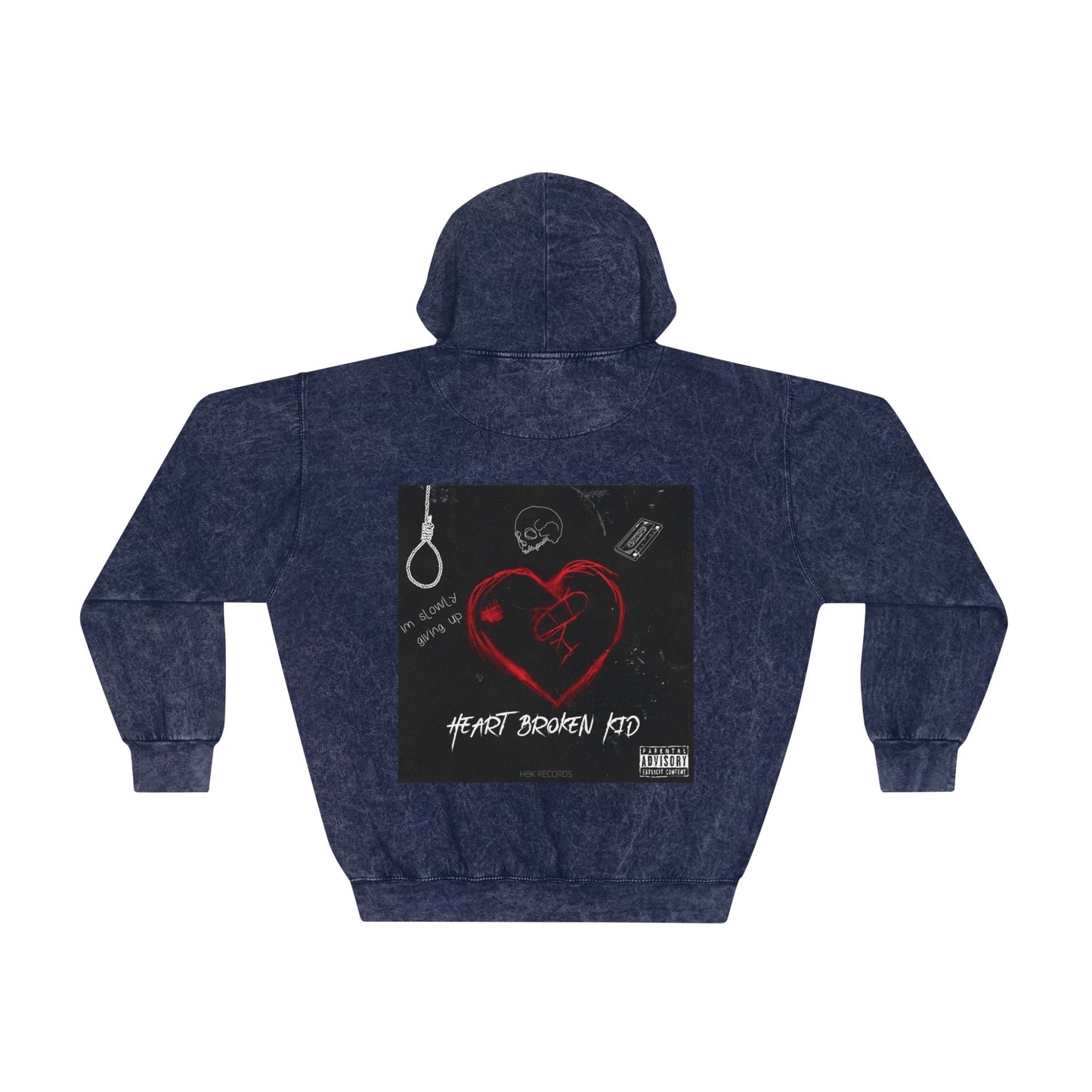 Heart Broken Kid Mineral Wash Hoodie