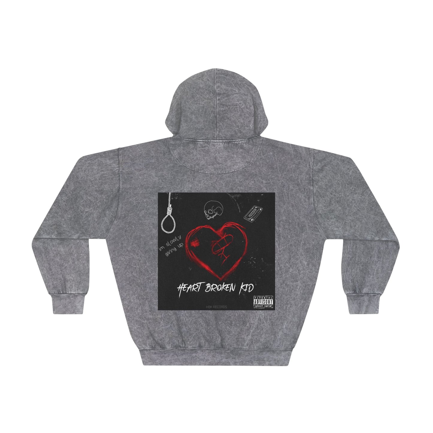 Heart Broken Kid Mineral Wash Hoodie